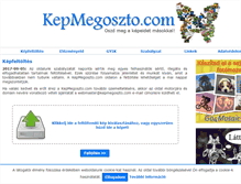 Tablet Screenshot of kepmegoszto.com